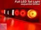 JDM Mazda RX-7 RX7 FC3S 89-92 Full LED tail  light Sequential blinker Processed