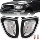Front Pair Corner Lights With Bulbs For Toyota Tacoma 2001-2004 Clear Chrome