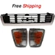 New For 1989-91 Grille & Corner lights TOYOTA PICKUP 4RUNNER Fits Front Set 3pc