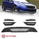 For Ford Taurus 2013-2019 Front Bumper Lower Grille/Fog Lamp Cover/LED Fog Lamp