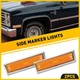 1/2Set Side Marker Light For Fit 1981-91 C/K GMC Red Chevy Truck Suburban Blazer