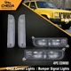 Clear Corner Lights + Bumper Signal Lights Fit For 1997-2001 Jeep Cherokee XJ Clear Corner Lights + Bumper Signal Lights Fit For 1997-2001 Jeep Cherokee XJ