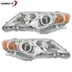 Clear Headlights Driver&Passenger Side For Toyota Camry 2012 2013 2014 Halogen