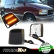 2x Smoke Amber LED Corner Signal Lights For 1995-2005 Chevrolet Astro GMC Safari