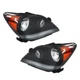 Front Headlight Fit For Honda Odyssey 2005-2010 Black Halogen Factory Left+Right