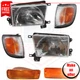 New Headlight Kit 6pc halogen for 1996-1997 Toyota 4Runner Base, Limited, SR5