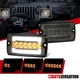 Fit 1997-2006 Jeep Wrangler Smoke Sequential LED Bumper Lights Signal Lamps