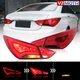 For 2011-14 Hyundai Sonata i45 6th Gen (YF) Tail Lights Brake Reverse Lamps Pair