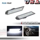 Clear Lens White LED Front Side Marker Reflector Lights For 2010-15 Chevy Camaro