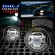 2006 Scion XA Pair of Clear Lens LED Lamp Fog Light Fit Quality Replacement T1