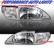 Set of Euro Clear Headlights w/ Corner Lights for 1994-1998 Ford Mustang