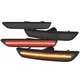 Fits 10-14 FORD MUSTANG Side Marker Light With Smoked Lens