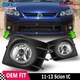 2011-2013 Pair For Scion tC Fog Lights w/ Bezel+Wiring+Switch Kit Clear Lens