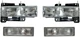 Headlights For Chevy GMC Truck Pickup 1990 1991 1992 1993 With Park Lights