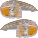 Corner Light For 95-2001 Ford Explorer Set of 2 Left & Right Side Incandescent