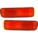 Set of 2 Turn Signal Lights Lamps Front Left-and-Right Left & Right Pair