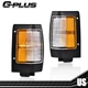 Black Parking Corner Marker Signal Light Fit For 90-97 Nissan D21 Pickup Set
