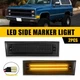 Smoke LED Front Side Marker Light For Chevrolet GMC K5 C & R Suburban 1981-1991