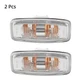 2Pcs Side Marker Light Turn Signal Lamp Cover For Infiniti M35 M45 2006-2007