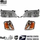 New Front Headlight Left and Right W/Corner Lights For 1998-1999 Toyota Avalon