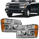 Headlight Kit Driver and Passenger Side For Chevrolet Colorado 2005-2008