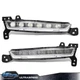Pair Front Bumper Fog Lamp Daytime Running Light Fit For Lincoln MKZ 2017-2020