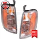 Corner Light Set of 2 Left & Right Side for 1998-2000 Nissan Frontier SE, XE