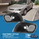 For 98-00 Toyota Corolla Replacement Black Corner Lights Driving Parking Lamps