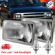 For Chevy S10 Blazer 1994-1997 Pair 4x6 inch LED Headlight Hi-Lo Sealed Beam A++