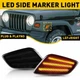 Side Marker Blinker Signal Corner Parking Light Pair Set for 97-06 Jeep Wrangler