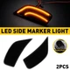 Full LED Front Smoke White Side Marker For Lights 2021-2023 Escalade Yukon XL