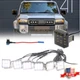 6PCS Smoke White LED Front Grill Lighting Kit For Toyota 2024+ Land Cruiser J250