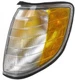 For 1995-1999 S320 Parking Light Front, Left Amber & Clear Plastic MB2520106