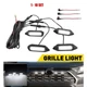 4-40X Smoke Raptor Style Front LED Grille Lights Amber for 2019-2024 Toyota RAV4