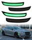 For Chrysler 300 300C 300S 2015-2023 Front Rear Bumper 4x LED Side Marker Lights For Chrysler 300 300C 300S 2015-2023 Front Rear Bumper 4x LED Side Marker Lights