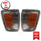 Corner Light Set of 2 Left & Right for 1989-1991 Toyota Pickup DLX, SR5