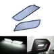 CLEAR LENS LED REAR BUMPER REFLECTOR BRAKE LIGHTS FOR 13-15 SUBARU XV CROSSTREK
