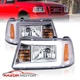 [LED Bar] 2001-2011 Ford Ranger Pickup Truck LED Running Light Chrome Headlights