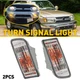 For Toyota 4Runner 98-02 Clear Front LH RH Bumper Turn Signal Lights Park Lamps