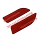 Left+Right Rear Bumper Fog Light Reflector Lens For Lexus CT200h ZWA10 2011-2017