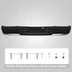 Rear Bumper Assembly Steel w/o Sensor Fit Ford F150 F-150 Pickup 2009-2014 Black