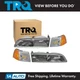Headlights Parking Lamp Light Left Right 4 Piece Set for 89-93 Ford Thunderbird