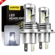 AUXITO 2X H4 9003 HB2 LED Headlight Bulbs High Low Beam Kit 60W  6500K Bright M3