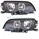 For 99 00 01 3-Series Sedan/Wagon Headlight Headlamp Head Light w/Bulb SET PAIR