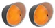 1968-69 Dodge Coronet Park Lamp Lenses with Gaskets - Pair
