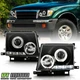 For Blk 1997-2000 Toyota Tacoma 2WD 98-99 4WD LED Projector Headlight Headlamps