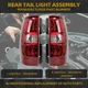 Rear Tail Light Assembly For 2007-2014 Tahoe Suburban GMC Yukon Pair Brake Lamps