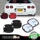 4X Smoke LED Rear Tail Light Taillamp Lenses Kit For 90-96 Chevrolet Corvette C4