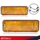 Set of 2 Turn Signal Light Fit For 84-88 Toyota Pickup Plastic Lens LH & RH Side