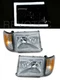 LED C Bar Headlights Lights & Corner Lights For 1998-2000 Toyota Tacoma 4WD